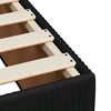 vidaXL Κρεβάτι Boxspring με Στρώμα Μαύρο 120 x 200 εκ. Βελούδινο