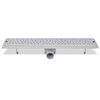 vidaXL Σιφόνια Ντουζιέρας Γραμμμικά 2 τεμ. 630x140 χιλ Ανοξείδ. Ατσάλι