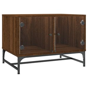 vidaXL &Tau;&rho;&alpha;&pi;&epsilon;&zeta;ά&kappa;&iota; &Sigma;&alpha;&lambda;&omicron;&nu;&iota;&omicron;ύ &Kappa;&alpha;&phi;έ &Delta;&rho;&upsilon;&sigmaf; 68,5x50x50 &epsilon;&kappa;. &mu;&epsilon; &Gamma;&upsilon;ά&lambda;&iota;&nu;&epsilon;&sigmaf; &Pi;ό&rho;&tau;&epsilon;&sigmaf;