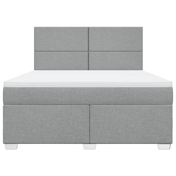 vidaXL &Kappa;&rho;&epsilon;&beta;ά&tau;&iota; Boxspring &mu;&epsilon; &Sigma;&tau;&rho;ώ&mu;&alpha; &Alpha;&nu;&omicron;&iota;&chi;&tau;ό &Gamma;&kappa;&rho;&iota; 180x200 &epsilon;&kappa;. &Upsilon;&phi;&alpha;&sigma;&mu;ά&tau;&iota;&nu;&omicron;