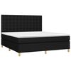vidaXL &Kappa;&rho;&epsilon;&beta;ά&tau;&iota; Boxspring &mu;&epsilon; &Sigma;&tau;&rho;ώ&mu;&alpha; & LED &Mu;&alpha;ύ&rho;&omicron; 180x200 &epsilon;&kappa;. &Upsilon;&phi;&alpha;&sigma;&mu;ά&tau;&iota;&nu;&omicron;