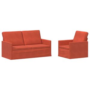 vidaXL &Sigma;&epsilon;&tau; &Kappa;&alpha;&nu;&alpha;&pi;έ 2 pcs &Kappa;ό&kappa;&kappa;&iota;&nu;&omicron; &Pi;&omicron;&rho;&tau;&omicron;&kappa;&alpha;&lambda;ί &Upsilon;&phi;&alpha;&sigma;&mu;ά&tau;&iota;&nu;&omicron; &Kappa;&omicron;&rho;&nu;&tau;&omicron;&upsilon;&rho;ά