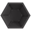 vidaXL Φωτιά Μαύρο 50 x 50 x 40 cm Κρύα έλαση από χάλυβα