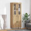 vidaXL Highboard 2 pcs Artisan Oak &Sigma;ύ&nu;&theta;&epsilon;&tau;&omicron; &Xi;ύ&lambda;&omicron; &kappa;&alpha;&iota; &Gamma;&upsilon;&alpha;&lambda;ί