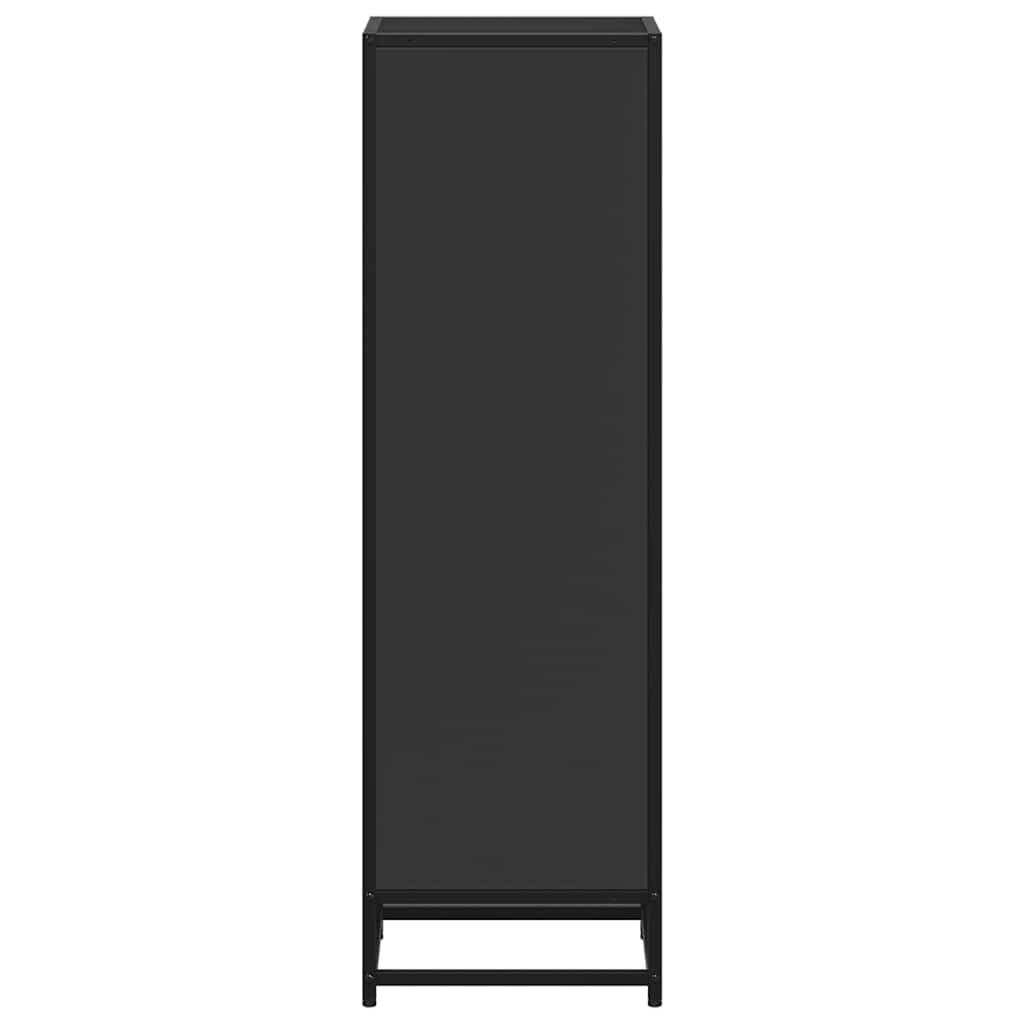 vidaXL Βιβλιοθήκη Μαύρο 33,5x33x107,5 εκ. από Επεξεργασμένο Ξύλο