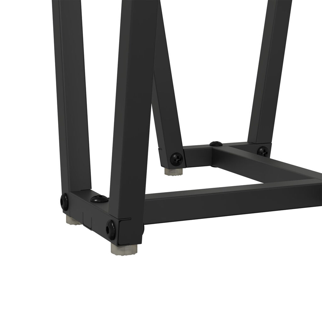 vidaXL Σετ βοηθητικά τραπεζάκια 2 pcs Παλιό ξύλο και Μαύρο