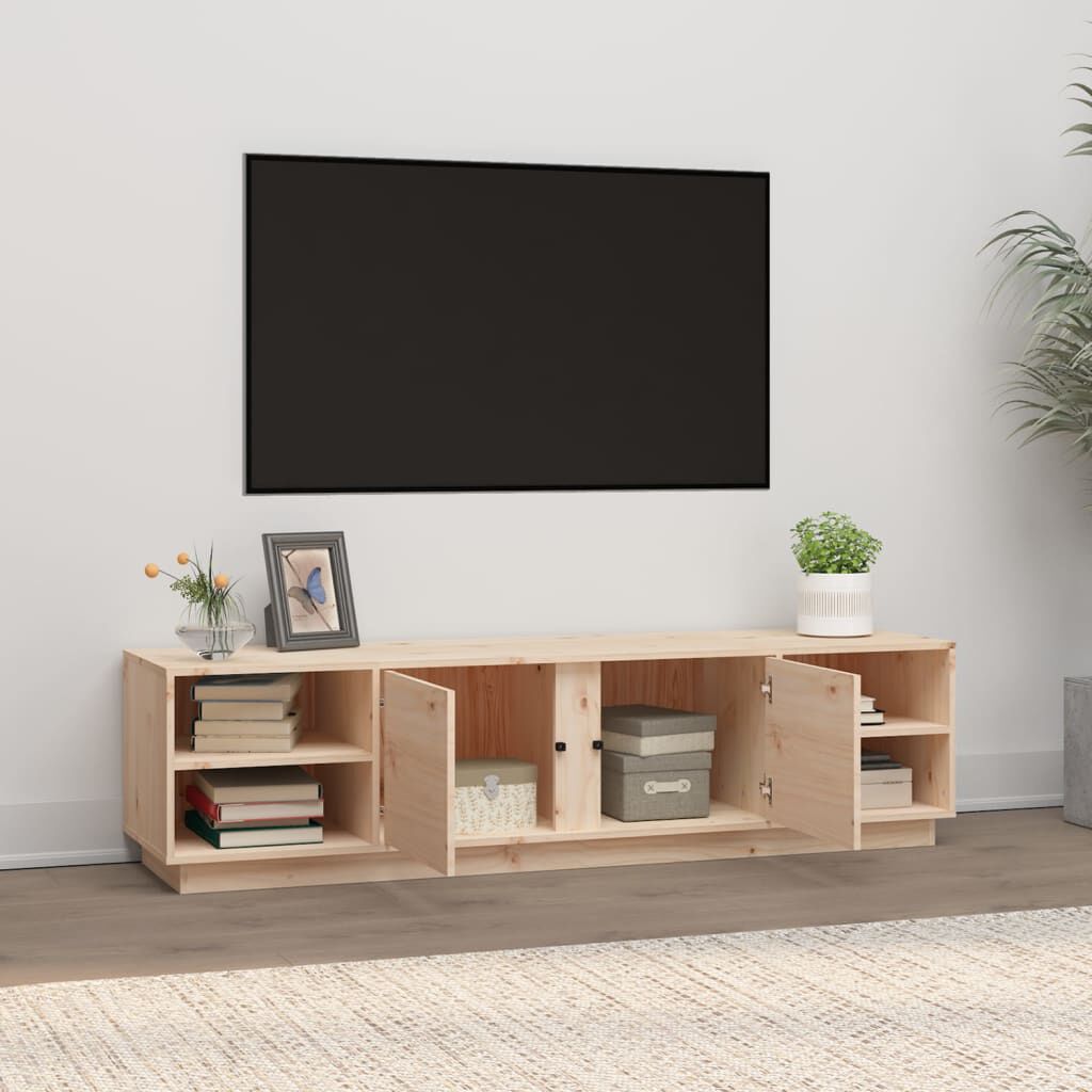 vidaXL Έπιπλο Τηλεόρασης 156 x 40 x 40 εκ. από Μασίφ Ξύλο Πεύκου