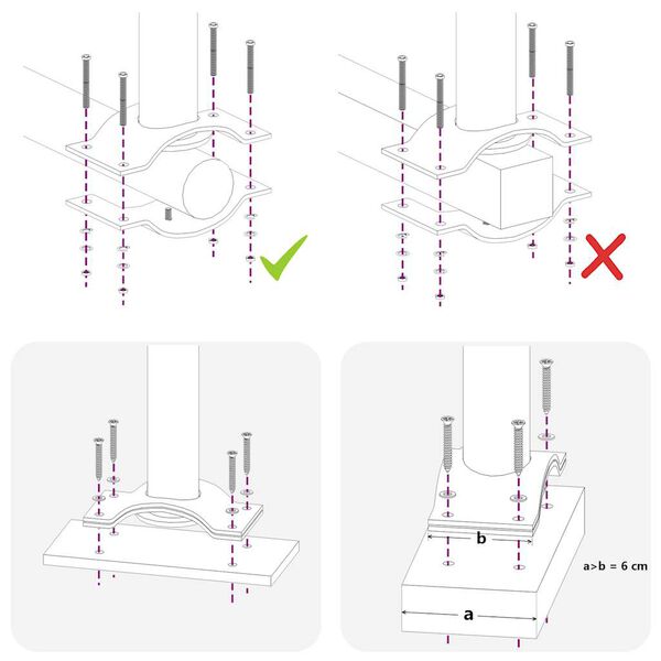 vidaXL Σκίαστρο Πλαϊνό Συρόμενο Βεράντας Γκρι 80 x 300 εκ.