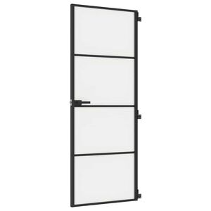 vidaXL &Epsilon;&sigma;&omega;&tau;&epsilon;&rho;&iota;&kappa;ή &Pi;ό&rho;&tau;&alpha; &Mu;&alpha;ύ&rho;&eta; 76x201,5 &epsilon;&kappa;. &Psi;&eta;&mu;έ&nu;&omicron; &Gamma;&upsilon;&alpha;&lambda;ί &kappa;&alpha;&iota; &Alpha;&lambda;&omicron;&upsilon;&mu;ί&nu;&iota;&omicron;