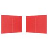vidaXL &Pi;&lambda;&epsilon;&upsilon;&rho;&iota;&kappa;ή &Sigma;&kappa;&eta;&nu;ή&sigmaf; &Pi;ά&rho;&tau;&iota; 2 pcs &Kappa;ό&kappa;&kappa;&iota;&nu;&omicron; 300 x 195 &epsilon;&kappa;