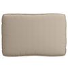 vidaXL Σετ Μαξιλαριών Πάγου 2 pcs Taupe 120 x 80 x 12 cm Ύφασμα Oxford