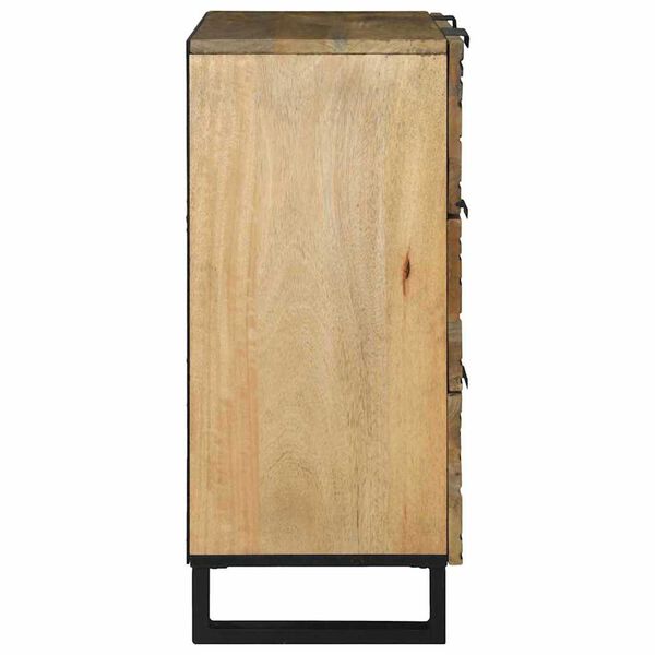 vidaXL Παραδοσιακά Πλευρικά Έπιπλα 2 pcs Καφέ 60 x 33.5 x 75 εκ.