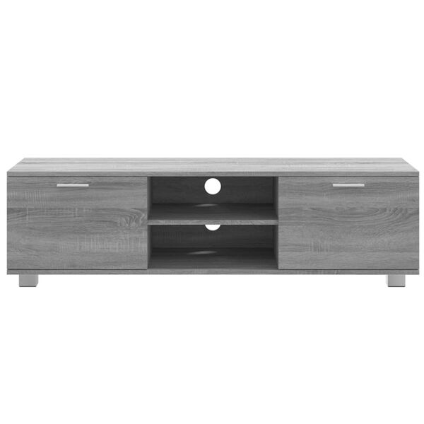 vidaXL Έπιπλο Τηλεόρασης Γκρι Sonoma 140x40,5x35 εκ. από Επεξεργ. Ξύλο