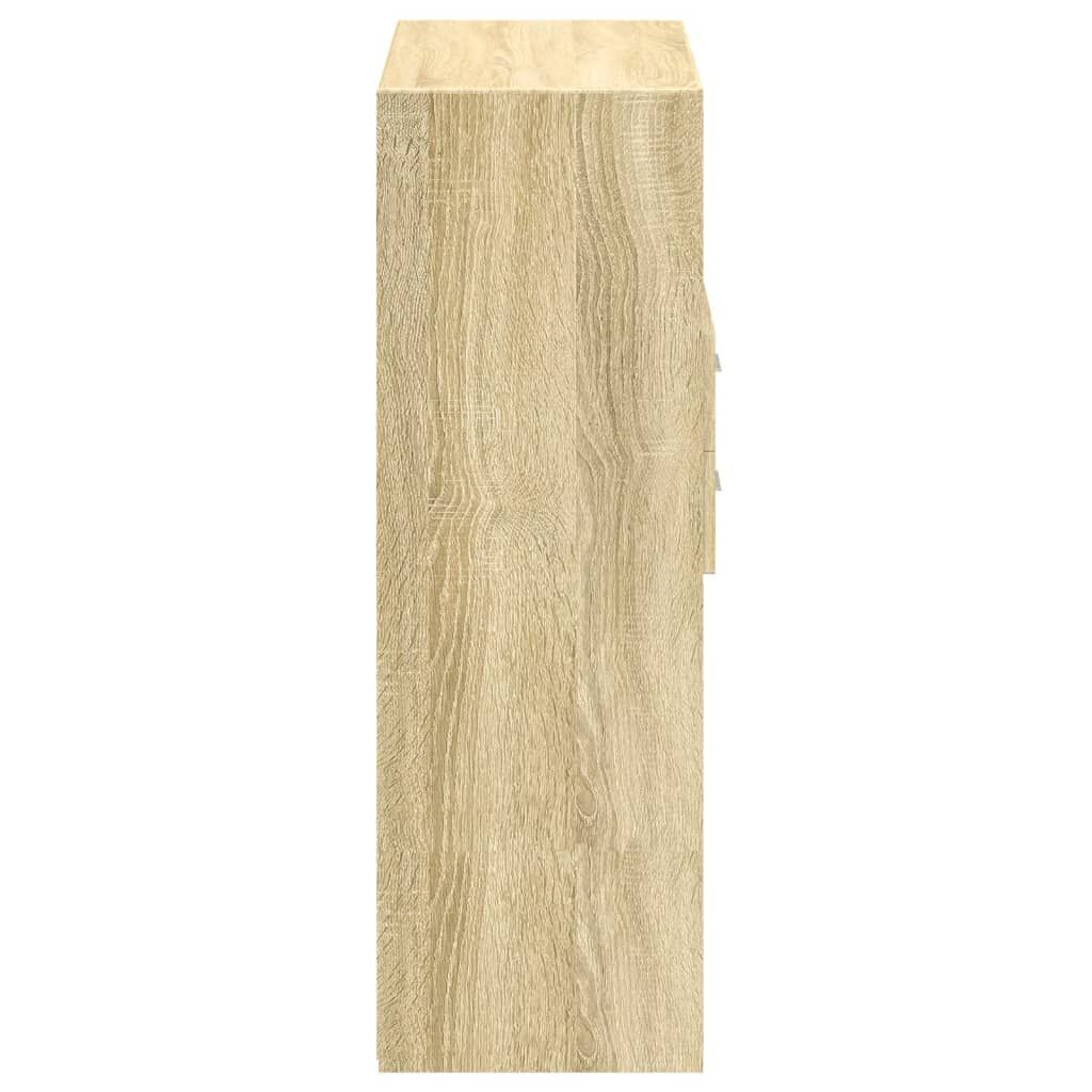 vidaXL Ντουλάπι Sonoma Δρυς 80x42,5x124 εκ. από Επεξεργασμένο Ξύλο