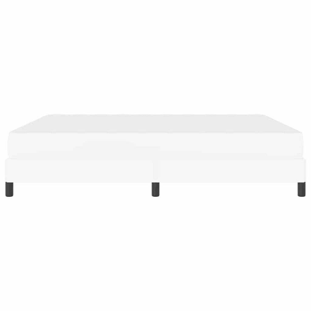 vidaXL Κρεβάτι Άλλο Καθαρό Λευκό 180 x 200 cm Τεχνητό δέρμα
