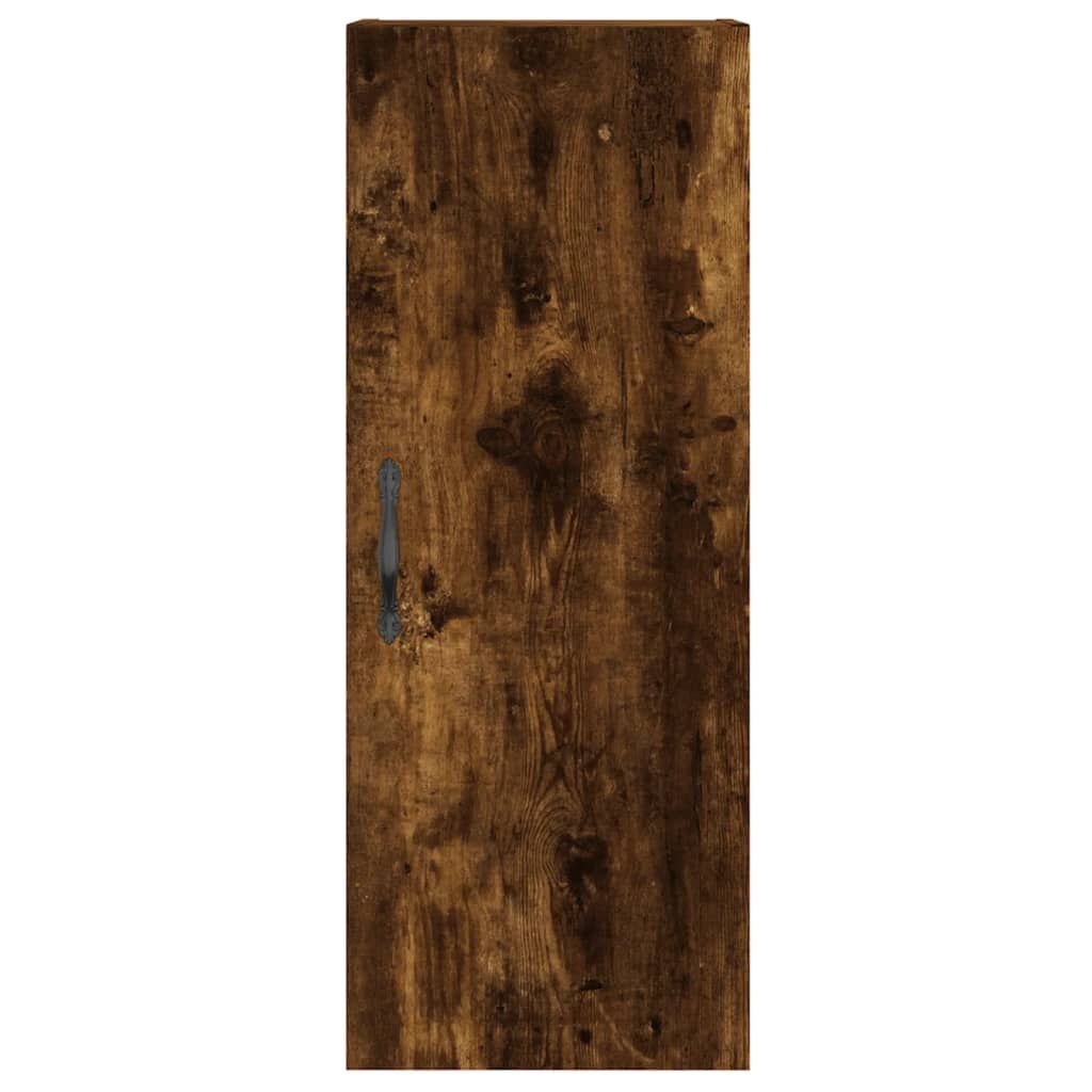vidaXL Ντουλάπι Τοίχου Καπνιστή Δρυς 34,5 x 34 x 90 εκ. Επεξεργ. Ξύλο