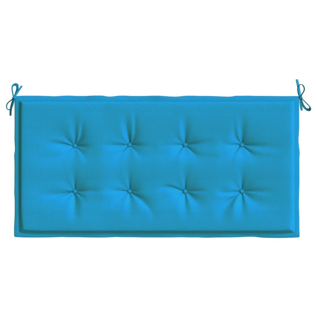 vidaXL Μαξιλάρι Πάγκου Κήπου Μπλε 120x50x3 εκ. Ύφασμα Oxford