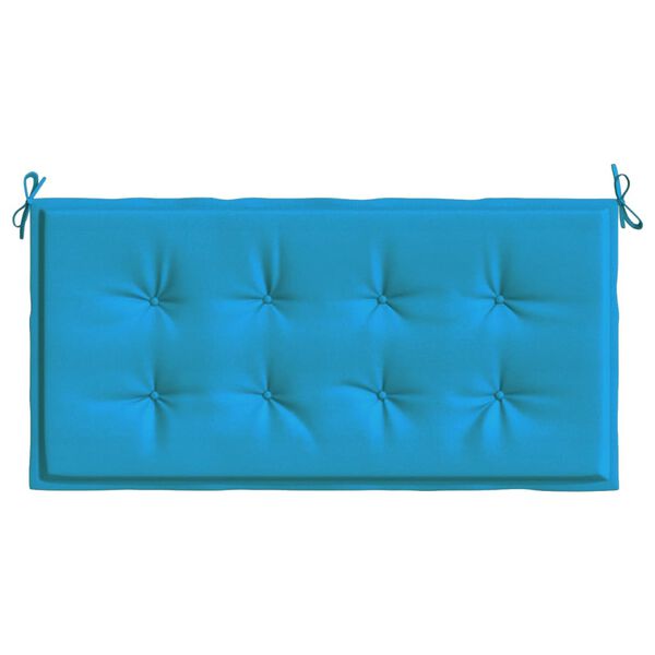 vidaXL Μαξιλάρι Πάγκου Κήπου Μπλε 120x50x3 εκ. Ύφασμα Oxford
