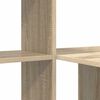 vidaXL Γραφείο Sonoma Δρυς 131.5 x 50 x 106.5 εκ. Επεξεργασμένο ξύλο