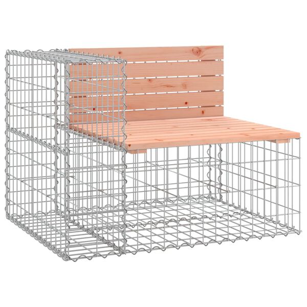 vidaXL Παγκάκι Συρματοκιβώτιο 287x71x65,5 εκ. Μασίφ Ξύλο Ψευδοτσούγκας