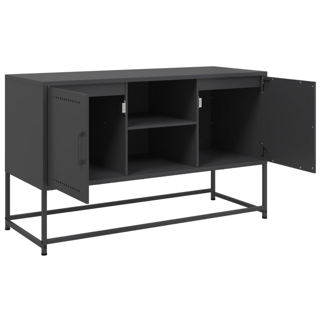 vidaXL Έπιπλο Τηλεόρασης Μαύρο 100,5x39x60,5 εκ. Ατσάλινο