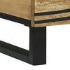 vidaXL Τραπεζάκι σαλονιού Καφέ και Μαύρο 80 x 50 x 40 cm