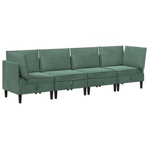 vidaXL &Sigma;&epsilon;&tau; &Epsilon;&pi;ί&pi;&lambda;&omega;&nu; &Sigma;&alpha;&lambda;&omicron;&nu;&iota;&omicron;ύ &mu;&epsilon; &mu;&alpha;&xi;&iota;&lambda;ά&rho;&iota; 4 pcs &Theta;&alpha;&lambda;&alpha;&sigma;&sigma;ί &Beta;&epsilon;&lambda;&omicron;ύ&delta;&omicron;