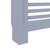 vidaXL Κάλυμμα Καλοριφέρ Ανθρακί 112 x 19 x 81,5 εκ. από MDF