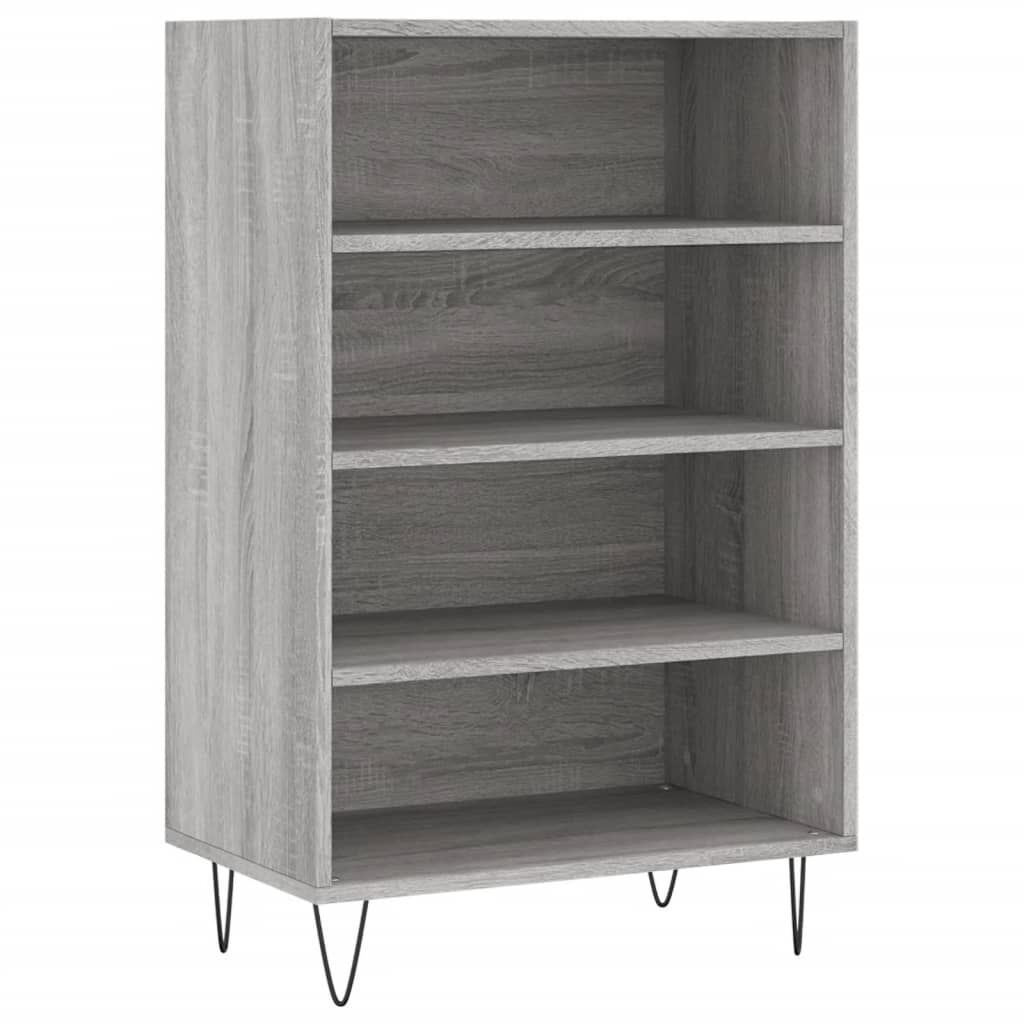 vidaXL Ραφιέρα Γκρι Sonoma 57 x 35 x 90 από Επεξεργασμένο Ξύλο