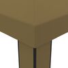 vidaXL Κιόσκι με Διπλή Οροφή Taupe 3 x 6 μ. 180 γρ/μ²