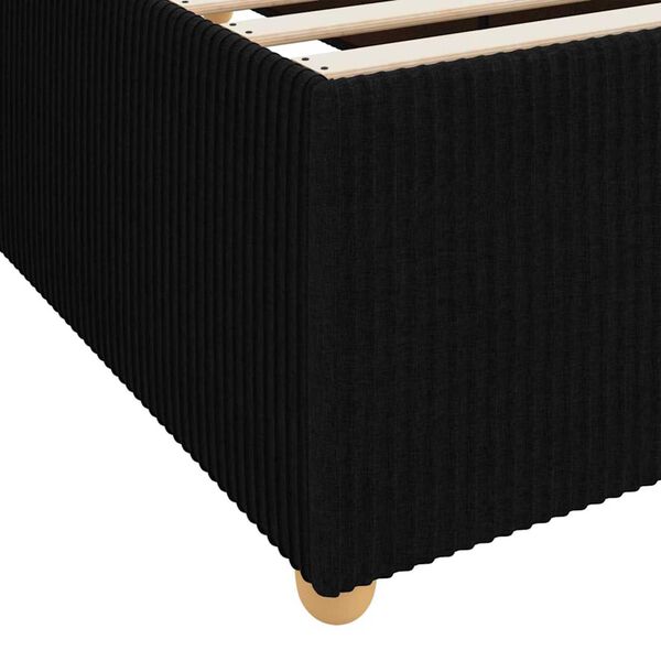 vidaXL Σκελετός Κρεβατιού Άλλο Μαύρο 180 x 200 cm ύφασμα