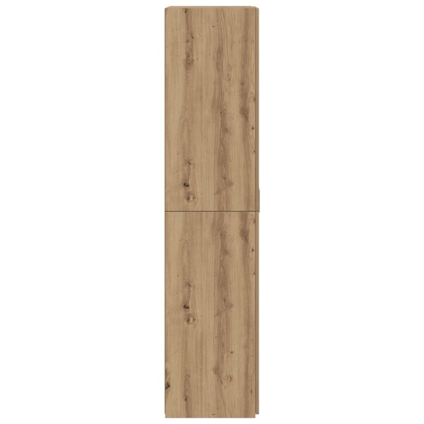 vidaXL Highboard artisan δρυς 40 x 42,5 x 185 εκ. Επεξεργασμένο ξύλο