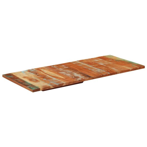 vidaXL Επιφάνεια Τραπεζιού Ορθ. 60x140 εκ. 25-27 χιλ. Μασίφ Ανακ. Ξύλο