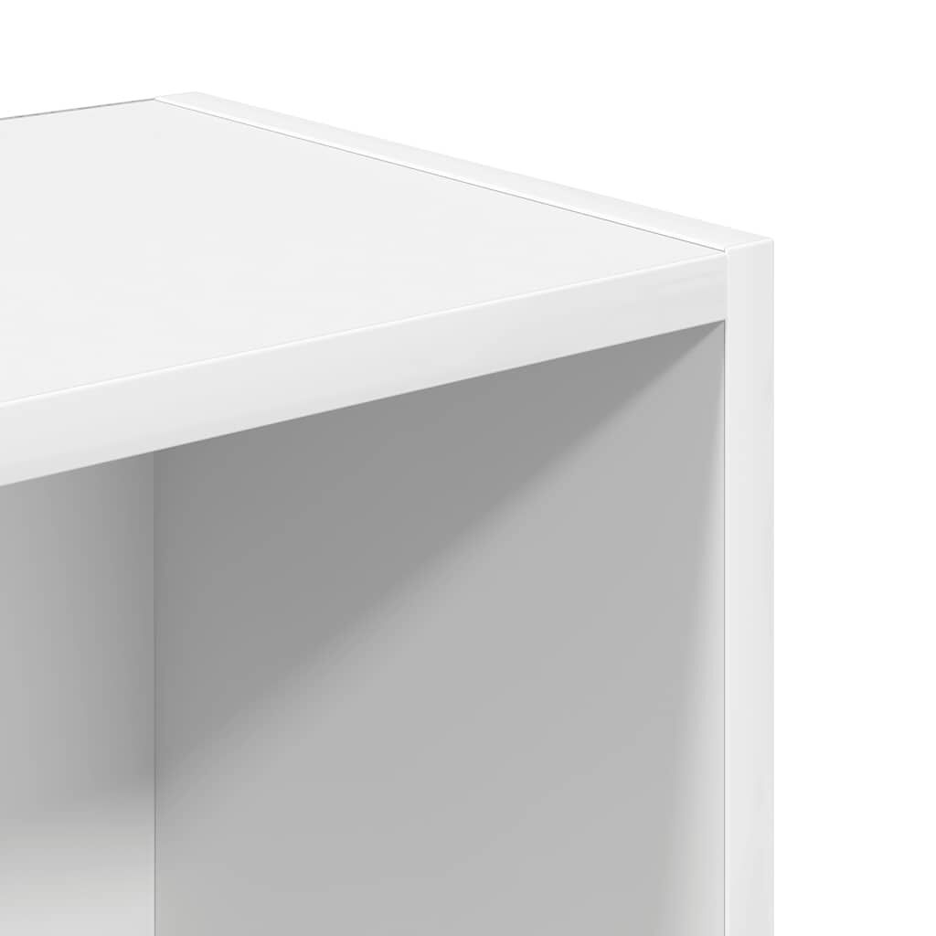 vidaXL Βιβλιοθήκη Λευκό 31x24x102 cm Ξύλο μηχανικής κατασκευής