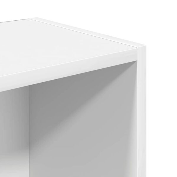 vidaXL Βιβλιοθήκη Λευκό 31x24x102 cm Ξύλο μηχανικής κατασκευής