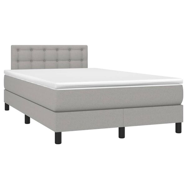 vidaXL &Kappa;&rho;&epsilon;&beta;ά&tau;&iota; Boxspring &mu;&epsilon; &Sigma;&tau;&rho;ώ&mu;&alpha; &Alpha;&nu;&omicron;&iota;&chi;&tau;ό &Gamma;&kappa;&rho;&iota; 120x200 &epsilon;&kappa;. &Upsilon;&phi;&alpha;&sigma;&mu;ά&tau;&iota;&nu;&omicron;