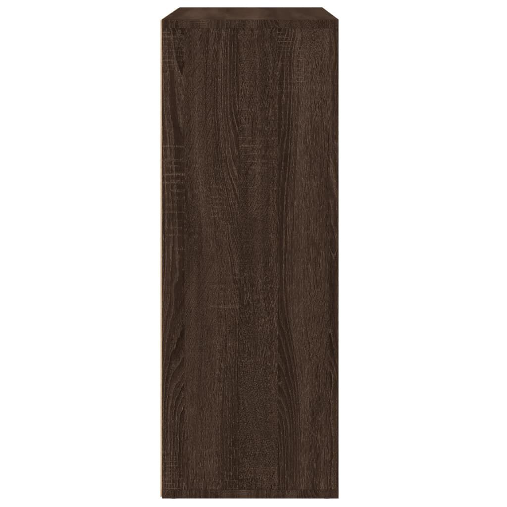 vidaXL Βοηθητικά Ντουλάπια 2 τεμ. Καφέ Δρυς 60x31x84 εκ. Επεξ. Ξύλο