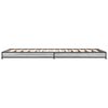 vidaXL Πλαίσιο Κρεβατιού Γκρι Sonoma 75x190 εκ. Επεξ. Ξύλο & Μέταλλο