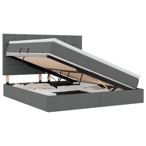 vidaXL &Kappa;&rho;&epsilon;&beta;ά&tau;&iota; &mu;&epsilon; &alpha;&pi;&omicron;&theta;&eta;&kappa;&epsilon;&upsilon;&tau;&iota;&kappa;ό &chi;ώ&rho;&omicron; &kappa;&alpha;&iota; LED &Sigma;&kappa;&omicron;ύ&rho;&omicron; &Gamma;&kappa;&rho;&iota; 160 x 200 cm