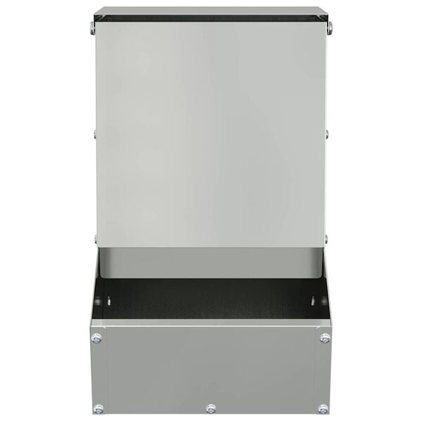 vidaXL Ταΐστρα Χαμστεριών Ασημί 17.5 x 26 x 28.5 εκ