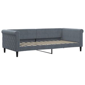 vidaXL &Kappa;&alpha;&nu;&alpha;&pi;έ&sigmaf; &Kappa;&rho;&epsilon;&beta;ά&tau;&iota; &Sigma;&kappa;&omicron;ύ&rho;&omicron; &Gamma;&kappa;&rho;&iota; 90 x 200 &epsilon;&kappa;. &Beta;&epsilon;&lambda;&omicron;ύ&delta;&iota;&nu;&omicron;&sigmaf;