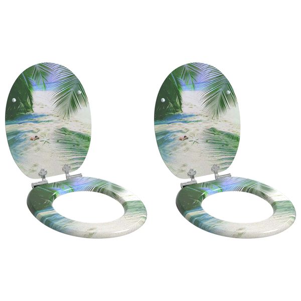 vidaXL &Lambda;&epsilon;&kappa;ά&nu;&eta; 2 pcs &Pi;&rho;ά&sigma;&iota;&nu;&omicron; 43,8 x 37,8 &epsilon;&kappa;. &Pi;ί&nu;&alpha;&kappa;&alpha;&sigmaf; MDF