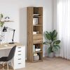 vidaXL Highboard Artisan Oak 40 x 42,5 x 185 &epsilon;&kappa;. &Epsilon;&pi;&epsilon;&xi;&epsilon;&rho;&gamma;&alpha;&sigma;&mu;έ&nu;&omicron; &xi;ύ&lambda;&omicron;