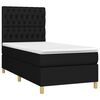 vidaXL &Kappa;&rho;&epsilon;&beta;ά&tau;&iota; Boxspring &mu;&epsilon; &Sigma;&tau;&rho;ώ&mu;&alpha; & LED &Mu;&alpha;ύ&rho;&omicron; 90x200 &epsilon;&kappa;. &Upsilon;&phi;&alpha;&sigma;&mu;ά&tau;&iota;&nu;&omicron;