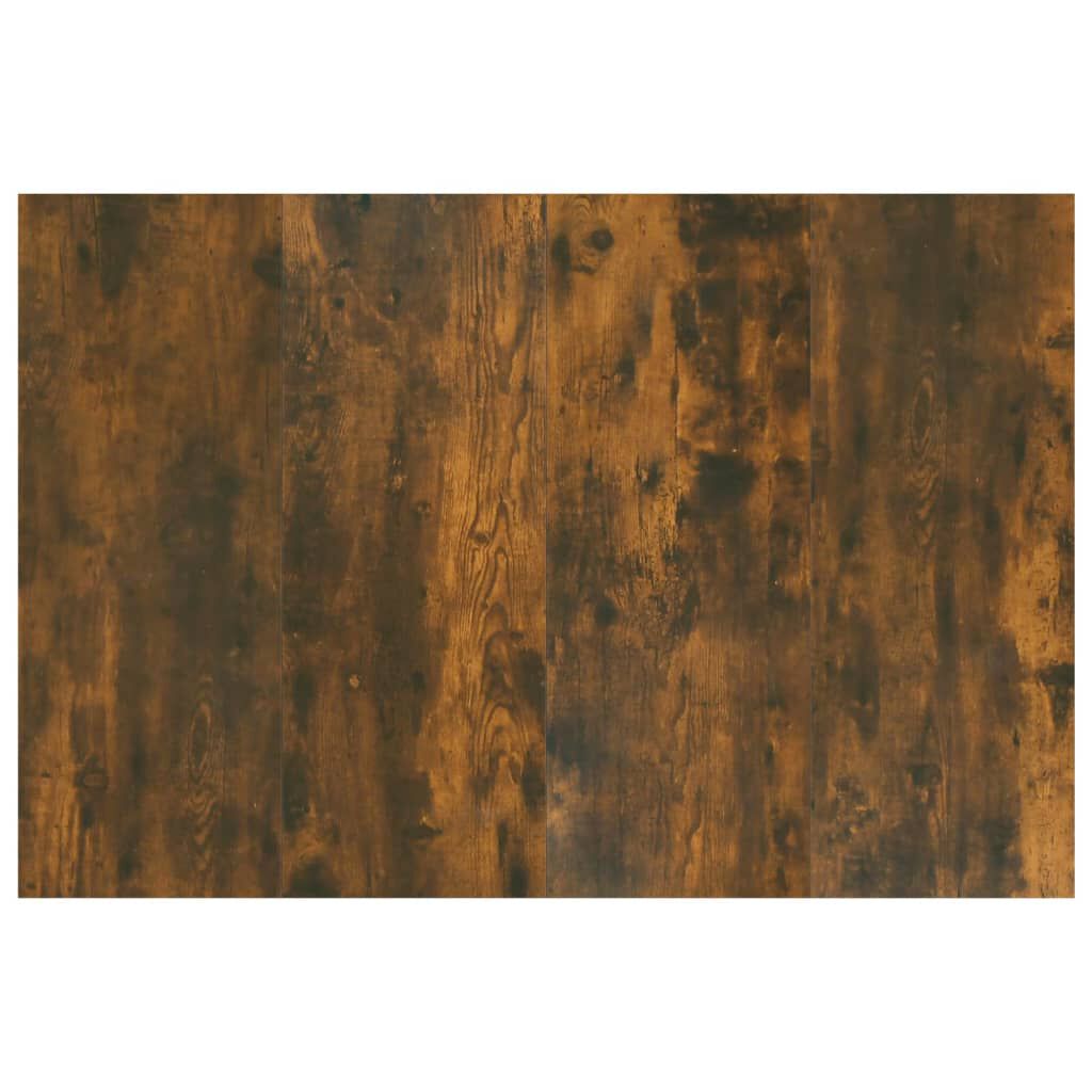 vidaXL Κεφαλάρι Κρεβατιού Καπνιστή Δρυς 120x1,5x80 εκ. Επεξεργασ. Ξύλο