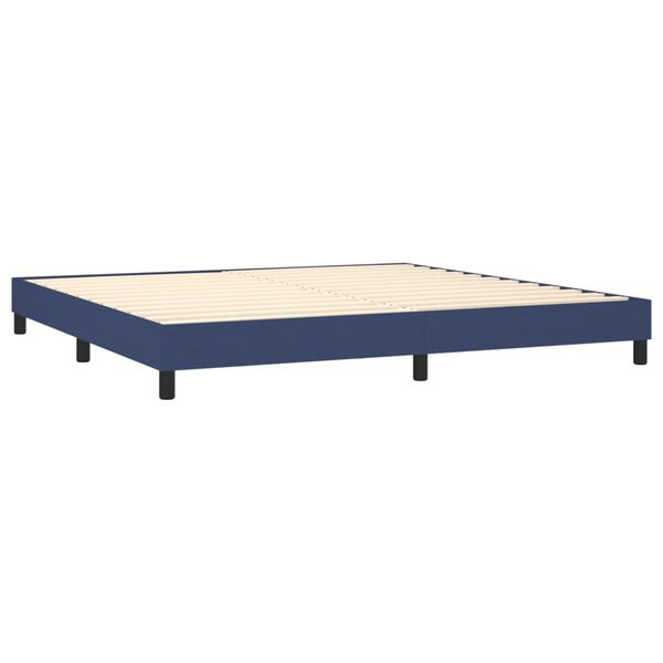 vidaXL &Kappa;&rho;&epsilon;&beta;ά&tau;&iota; Boxspring &mu;&epsilon; &Sigma;&tau;&rho;ώ&mu;&alpha; &Mu;&pi;&lambda;&epsilon; 200x200 &epsilon;&kappa;. &Upsilon;&phi;&alpha;&sigma;&mu;ά&tau;&iota;&nu;&omicron;