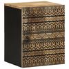 vidaXL &kappa;&rho;&epsilon;&mu;&alpha;&sigma;&tau;ό &nu;&tau;&omicron;&upsilon;&lambda;ά&pi;&iota; &mu;&pi;ά&nu;&iota;&omicron;&upsilon; &mu;&alpha;ύ&rho;&omicron; 38x33,5x48 cm &mu;&alpha;&sigma;ί&phi; &xi;ύ&lambda;&omicron; Mango