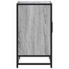 vidaXL Ντουλάπι νιπτήρα μπάνιου γκρι Sonoma 65x33x60 cm