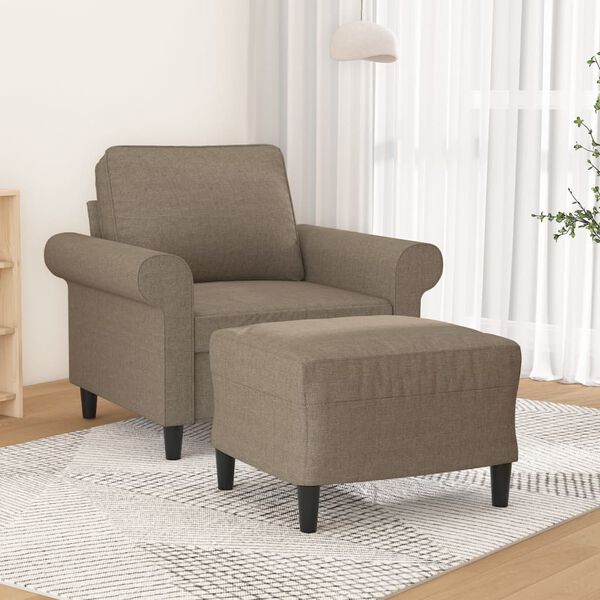 vidaXL &Pi;&omicron;&lambda;&upsilon;&theta;&rho;ό&nu;&alpha; Taupe 60 &epsilon;&kappa;. &alpha;&pi;ό &Upsilon;&phi;&alpha;&sigma;&mu;ά&tau;&iota;&nu;&eta; &mu;&epsilon; &Upsilon;&pi;&omicron;&pi;ό&delta;&iota;&omicron;