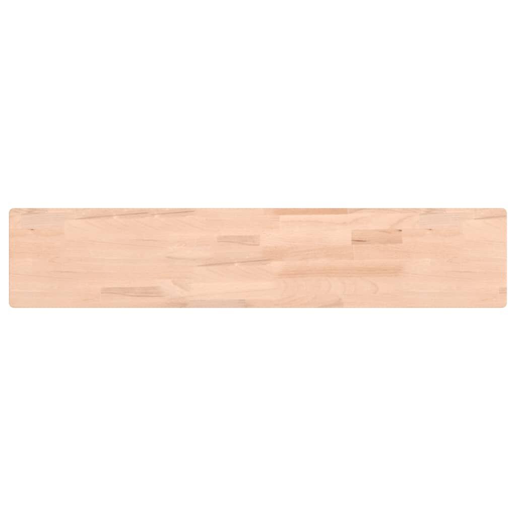vidaXL Ράφι Τοίχου 100 x 20 x 4 εκ. από Μασίφ Ξύλο Οξιάς